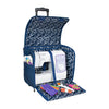 Collapsible Rolling Sewing Machine Case, Cheetah