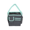 Deluxe Store & Tote Craft Organizer, Grey & Heather Teal