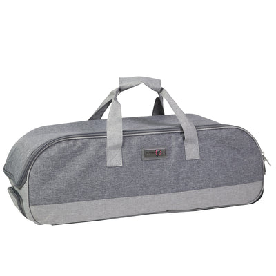 Rolling Craft Tote for Cricut, Brother, Silhouette Machines, Grey Heather