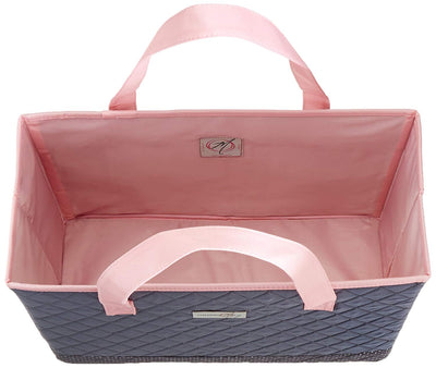 Sewing Machine Carry Tote, Pink & Grey