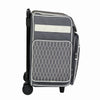 Collapsible Rolling Scrapbook & Featherweight Case, Grey & White