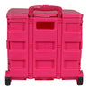 Collapsible Rolling Craft Cart with Lid – Pink