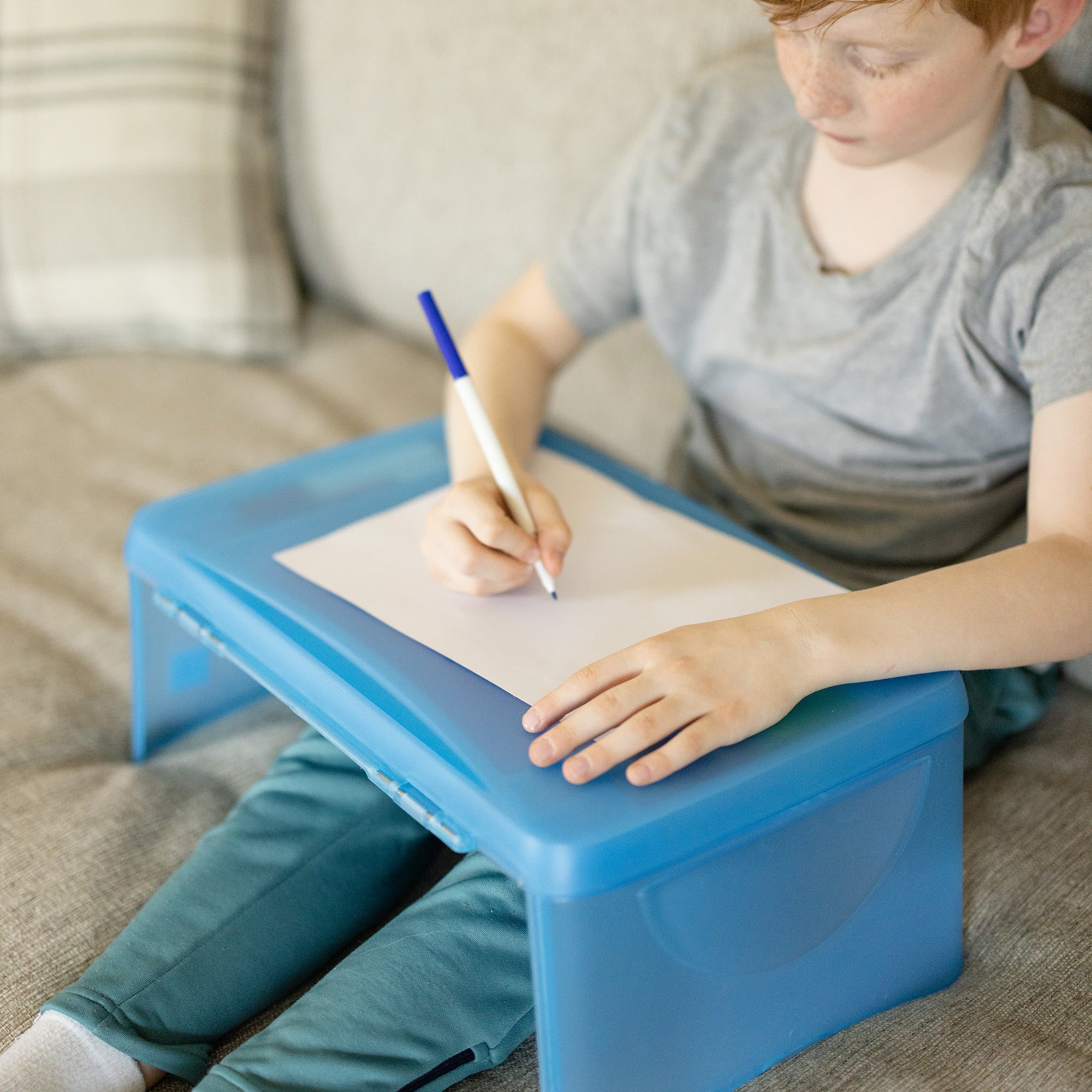 Everything Mary Plastic Large Lap Desk, Dark Blue (Single) 