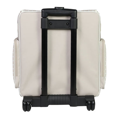 Collapsible Rolling Featherweight Case, Tan Dot