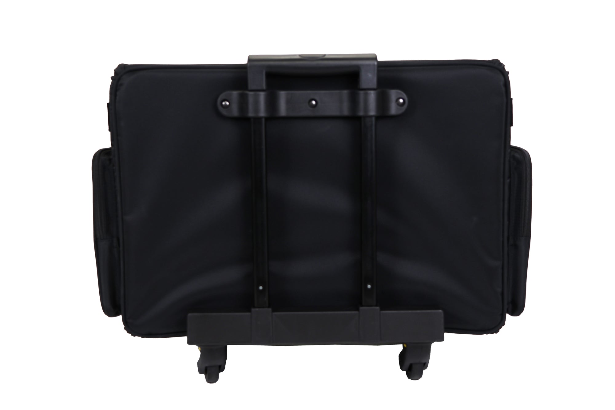 Everything Mary XL 4 Wheel Collapsible Rolling Sewing Machine Storage Case, Black