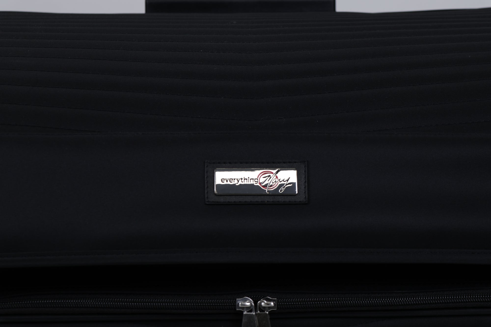 Everything Mary XL 4 Wheel Collapsible Rolling Sewing Machine Storage Case, Black