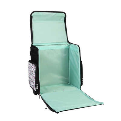 Collapsible Rolling Scrapbook & Featherweight Case, Pill Print