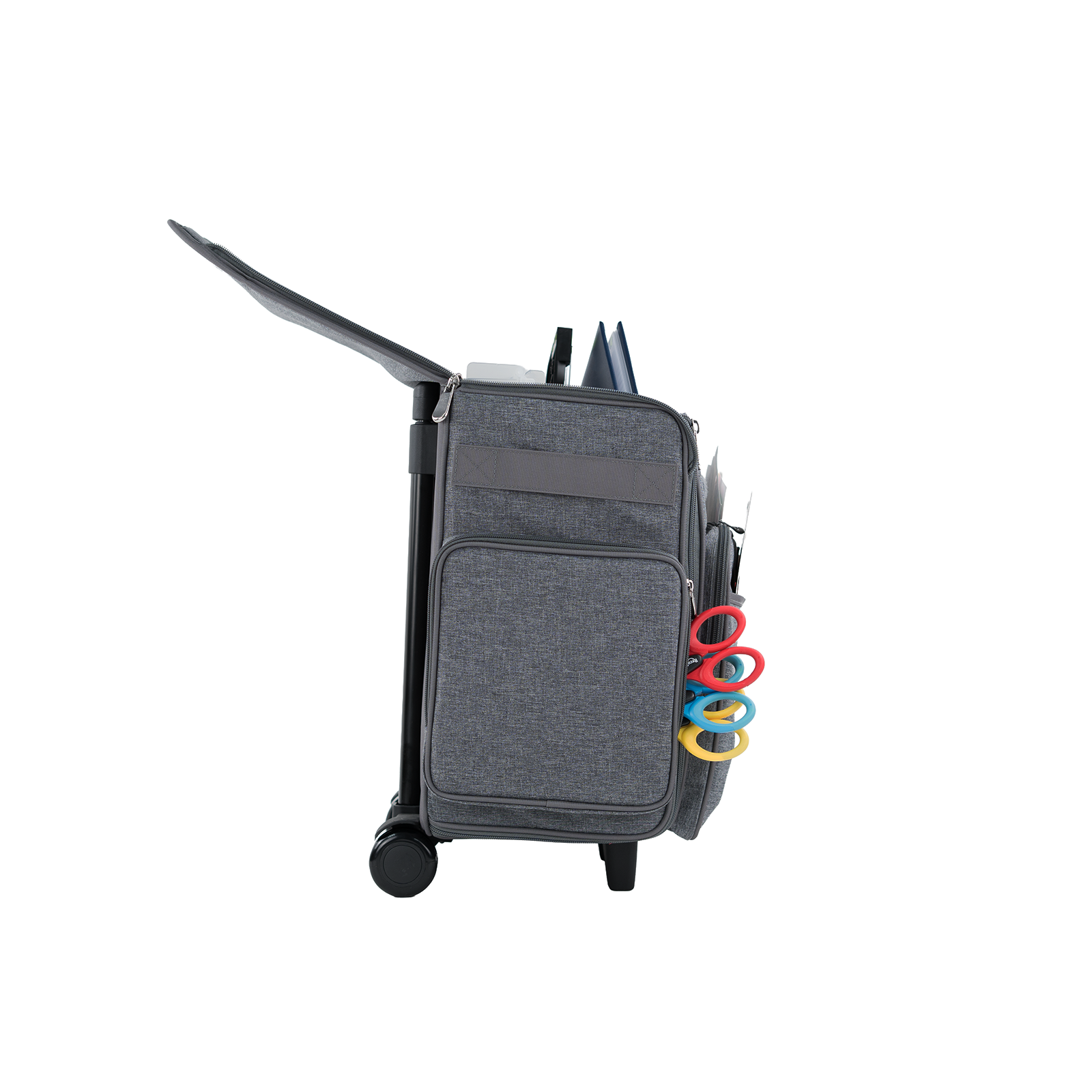 Collapsible Rolling Scrapbook & Featherweight Case, Heather