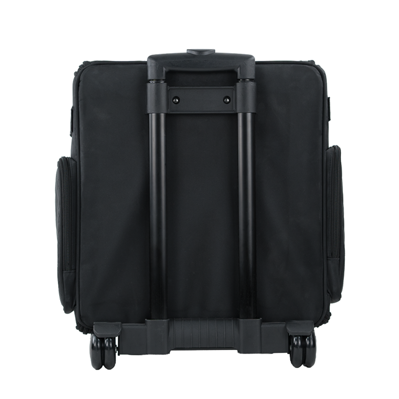 Collapsible Rolling Scrapbook & Featherweight Case, Black Quilted