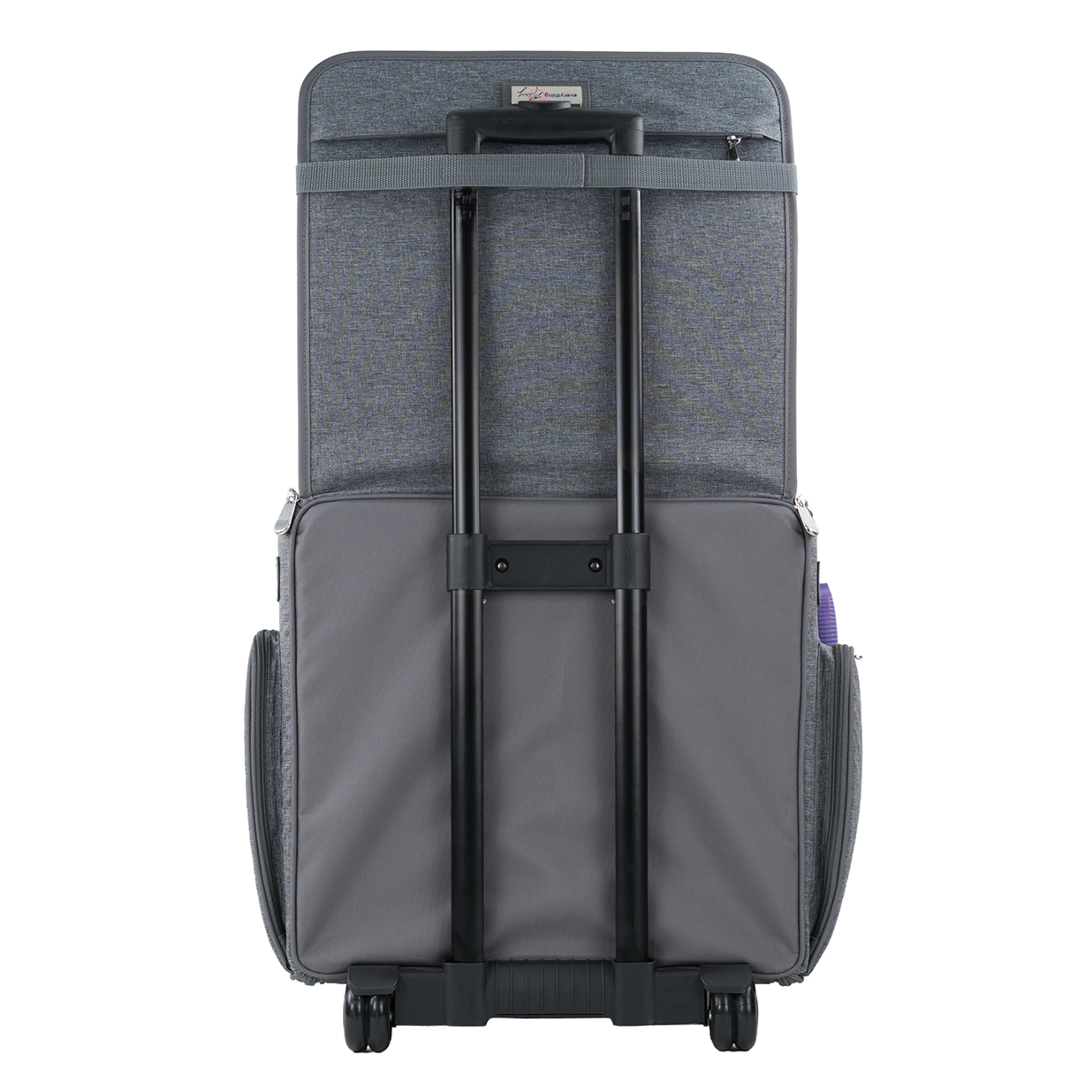 Deluxe Collapsible Rolling Scrapbook Case, Heather