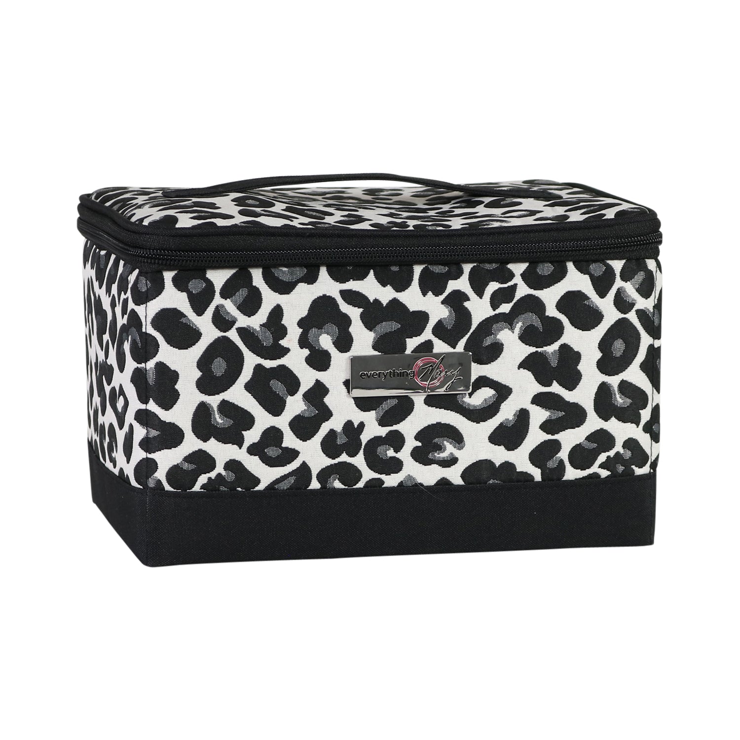 Collapsible Sewing Kit Organizer Box, Cheetah