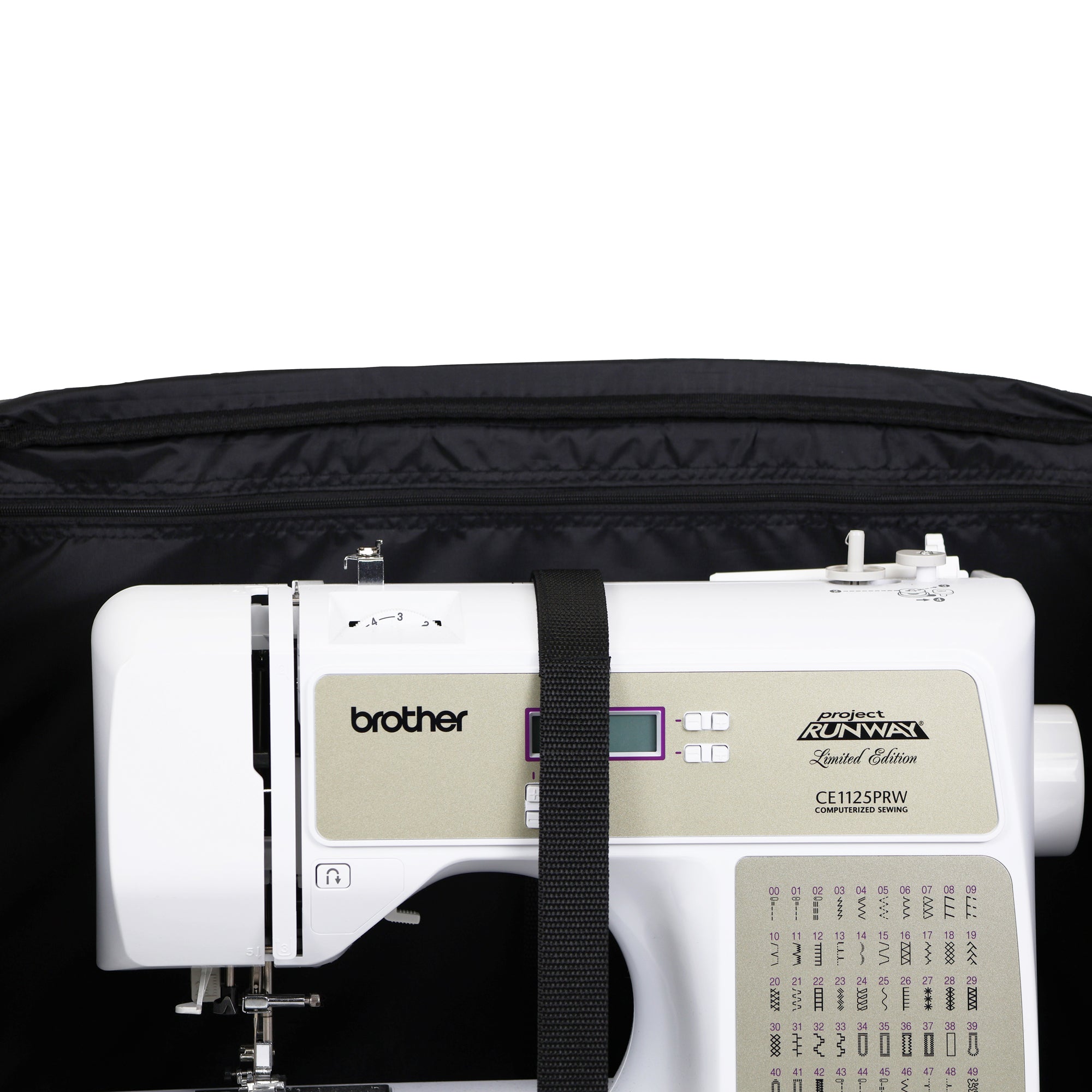 Everything Mary XL 4 Wheel Collapsible Rolling Sewing Machine Storage Case, Artistic Floral