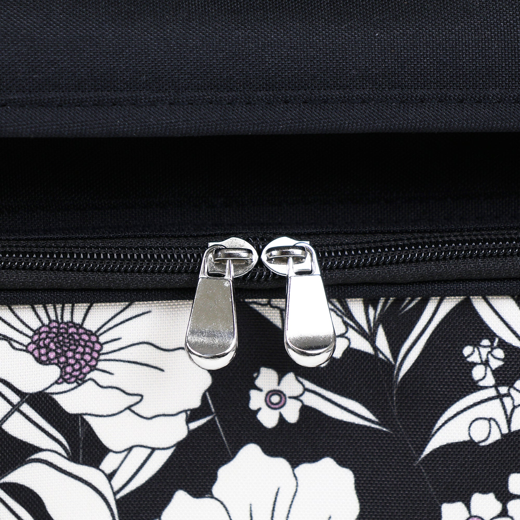 Everything Mary XL 4 Wheel Collapsible Rolling Sewing Machine Storage Case, Artistic Floral