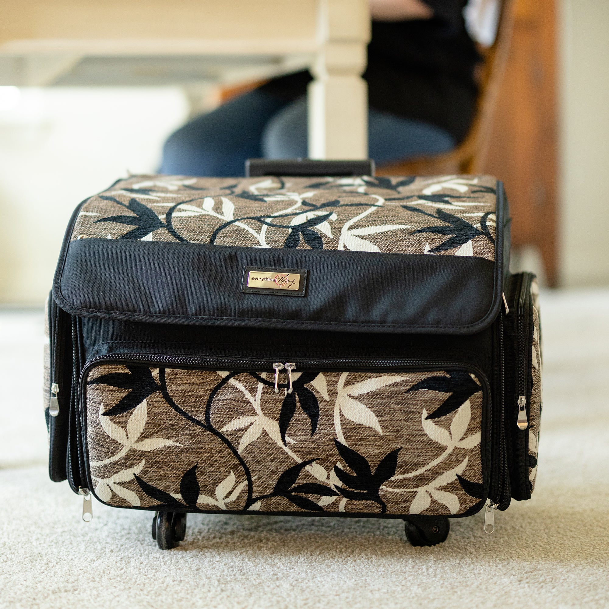 Organizer Bag Crop In Style Xxl Rolling Tote Black Walmart