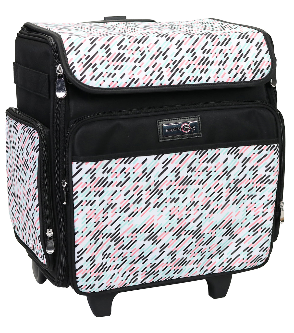 Collapsible Rolling Scrapbook & Featherweight Case, Pill Print