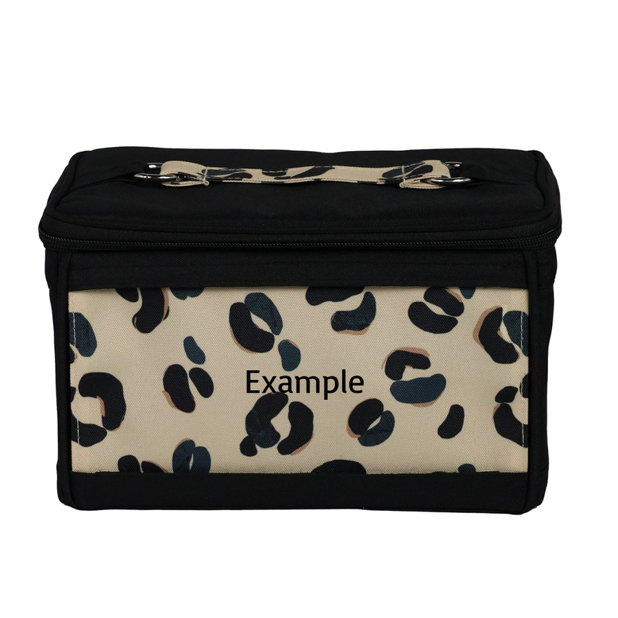 Custom Cheetah Sewing Kit Organizer