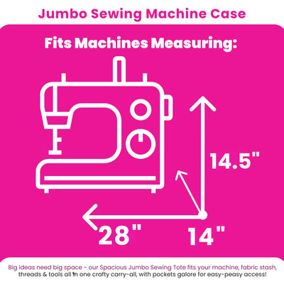 Everything Mary Jumbo Rolling Sewing Case | Floral