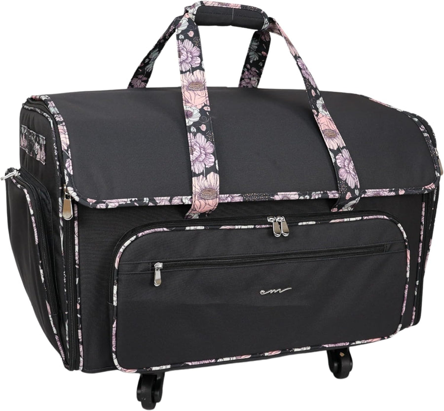 Everything Mary XXL Roller | Black with Floral Trim