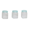 Everything Mary - Clear 6 oz Plastic Jars with Lids - 6 Pack - BPA Free, Reusable Containers