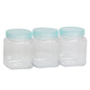Everything Mary - Clear 6 oz Plastic Jars with Lids - 6 Pack - BPA Free, Reusable Containers