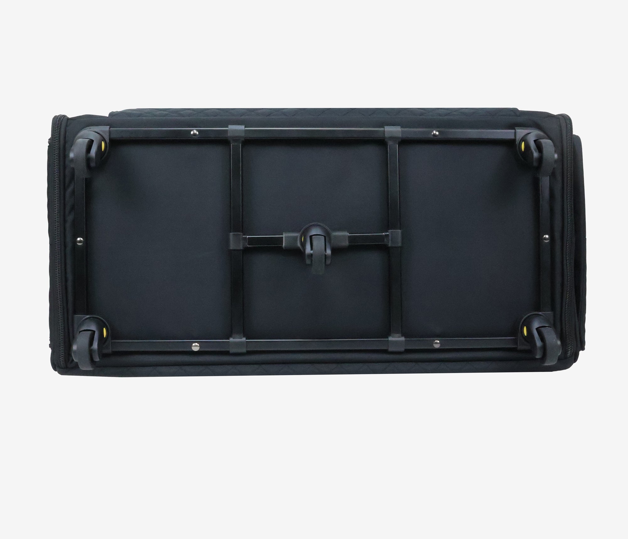 Everything Mary Jumbo 5 Wheel Collapsible Rolling Sewing Machine Storage Case, Black