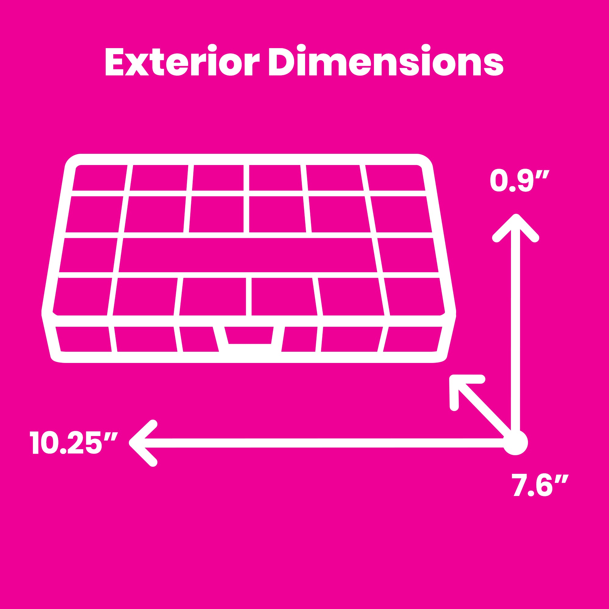 Everything Mary 21-Compartment Bead Storage Box – Clear Organizer for Jewelry, Diamond Art, and Small Craft Supplies