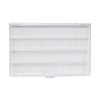 Everything Mary 21-Compartment Bead Storage Box – Clear Organizer for Jewelry, Diamond Art, and Small Craft Supplies