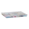 Everything Mary 21-Compartment Bead Storage Box – Clear Organizer for Jewelry, Diamond Art, and Small Craft Supplies