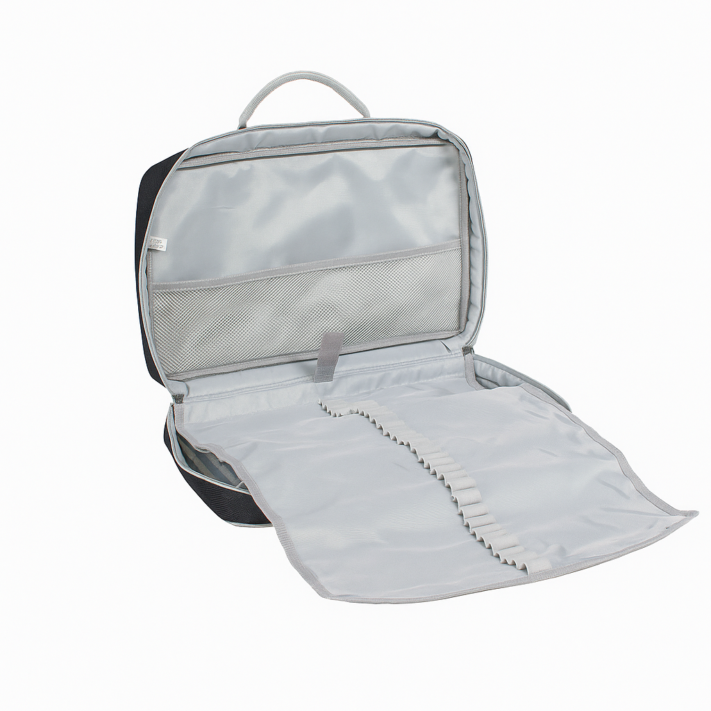Everything Mary Art Supply Organizer Case with Brush Roll – Travel Pencil Pouch & Craft Storage for Makers