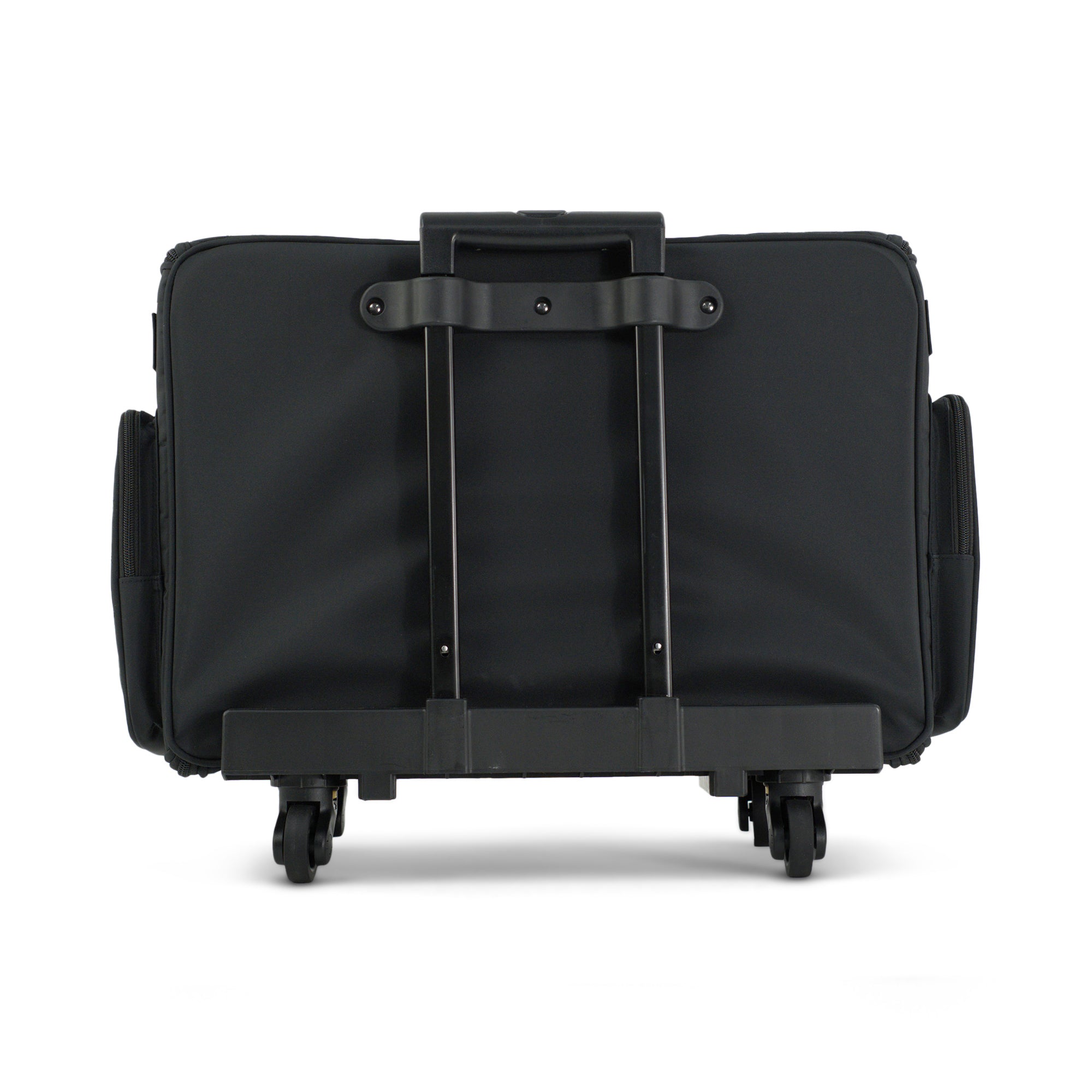 Everything Mary XL Rolling Sewing Machine Case with Wheels in Black Quilted – Sewing Machine Tote Bag for Travel, Classes & Quilting
