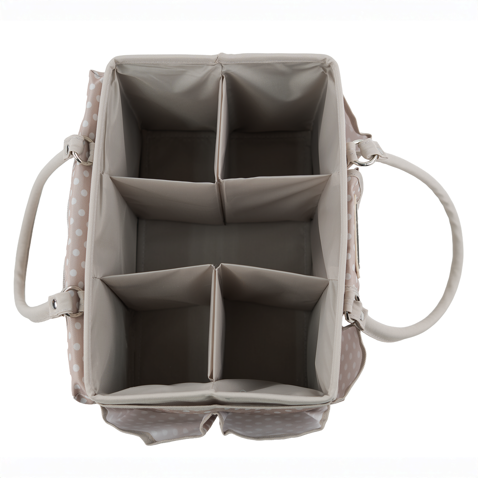 Deluxe Store & Tote Craft Organizer, Tan Dot