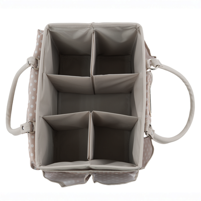Deluxe Store & Tote Craft Organizer, Tan Dot