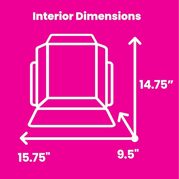 Deluxe Collapsible Rolling Scrapbook Case, Black Quilted