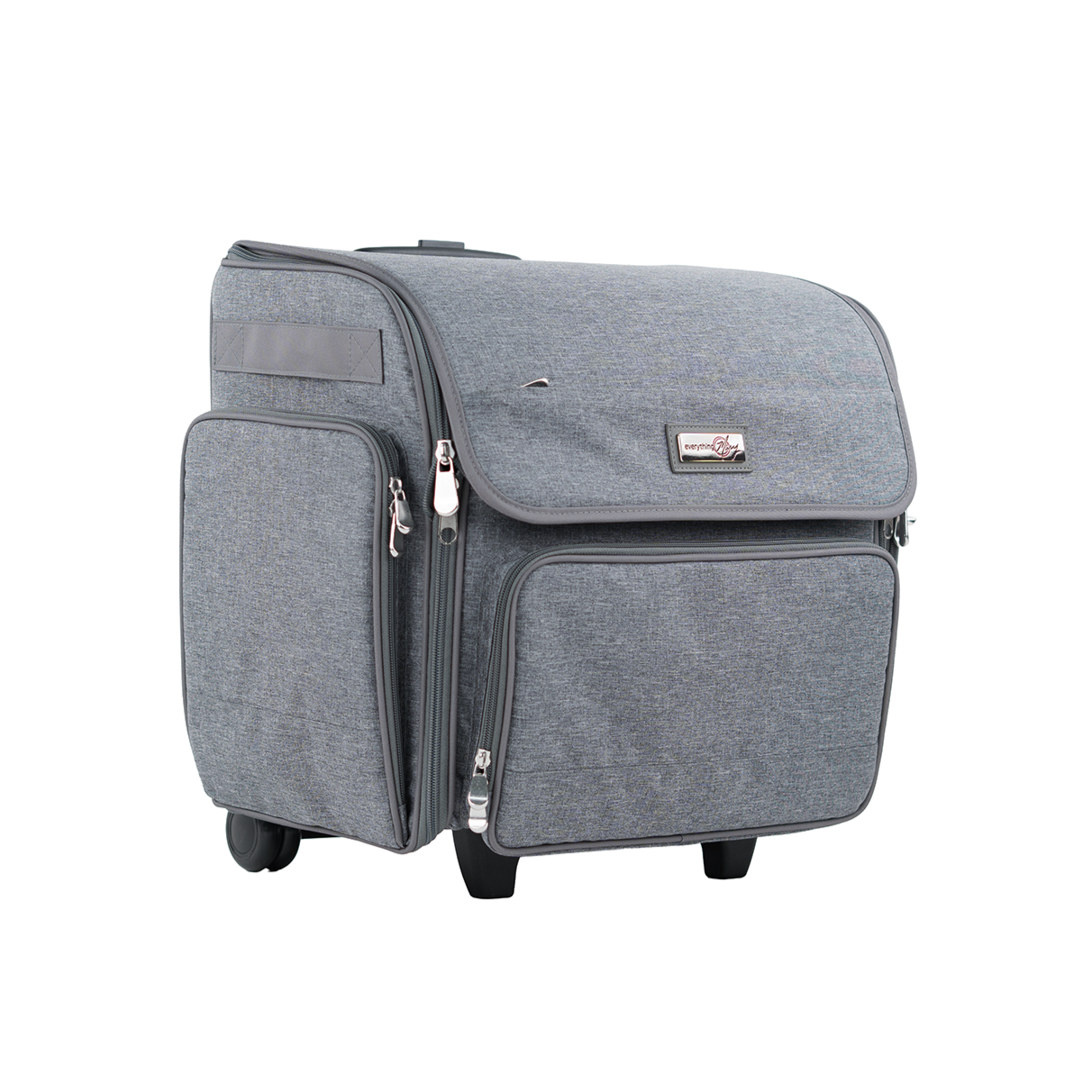 Deluxe Collapsible Rolling Scrapbook Case, Heather