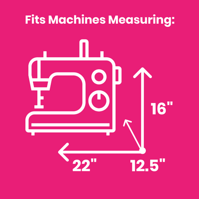 Everything Mary XXL 4 Wheel Collapsible Rolling Sewing Machine Storage Case, Grey Floral