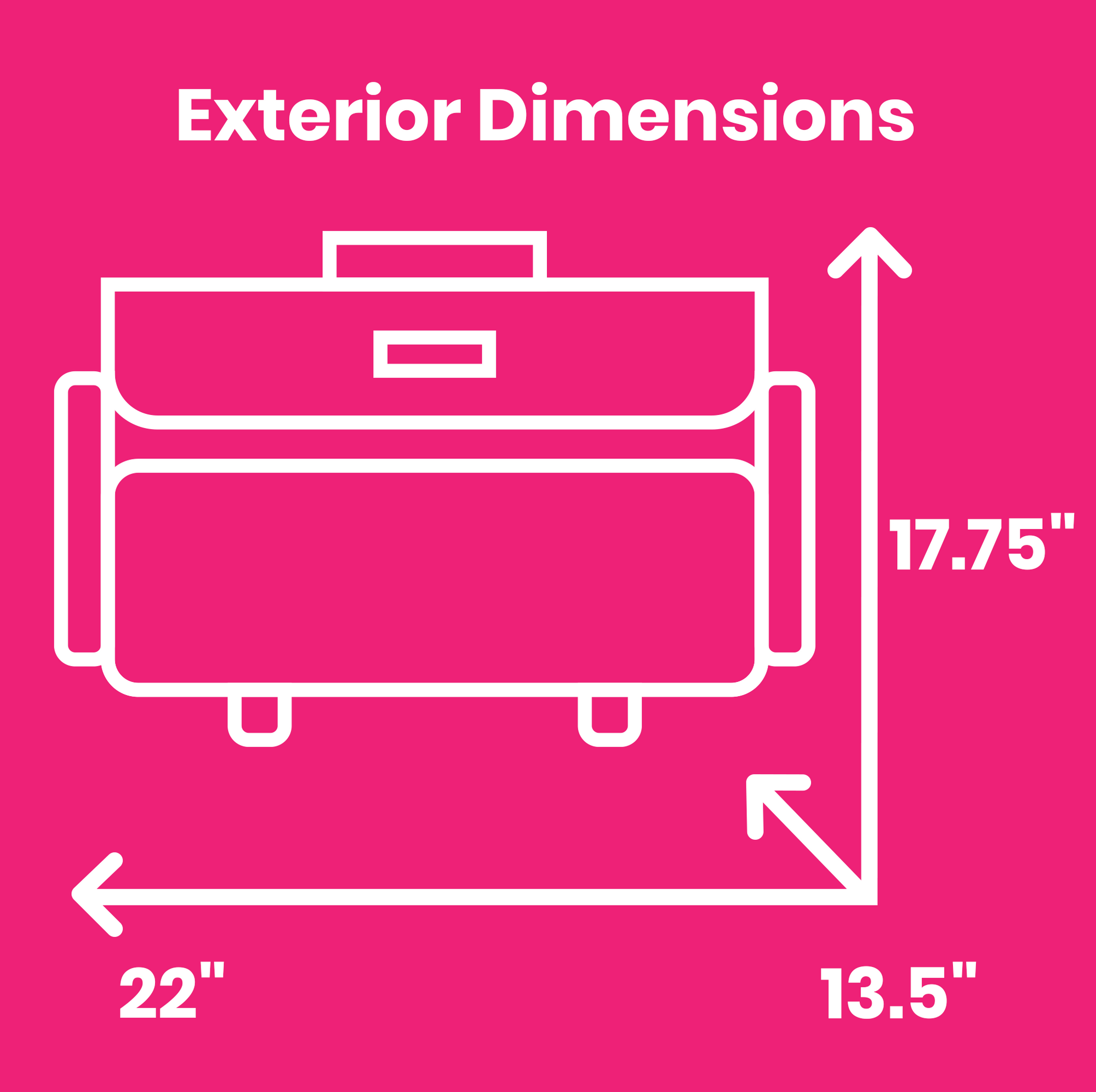 XL 4 Wheel Collapsible Deluxe Rolling Sewing Machine Storage Case, Purple Floral