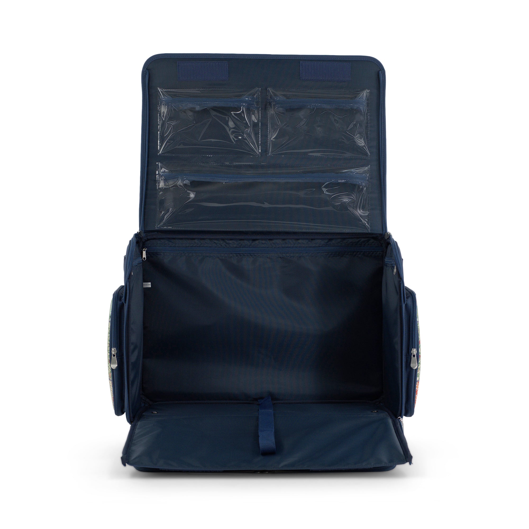 Everything Mary XL Rolling Sewing Machine Case with Wheels in Quilted Pattern – Sewing Machine Tote Bag for Travel, Classes & Quilting