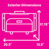 Everything Mary XL 4 Wheel Collapsible Rolling Sewing Machine Storage Case, Pink Floral
