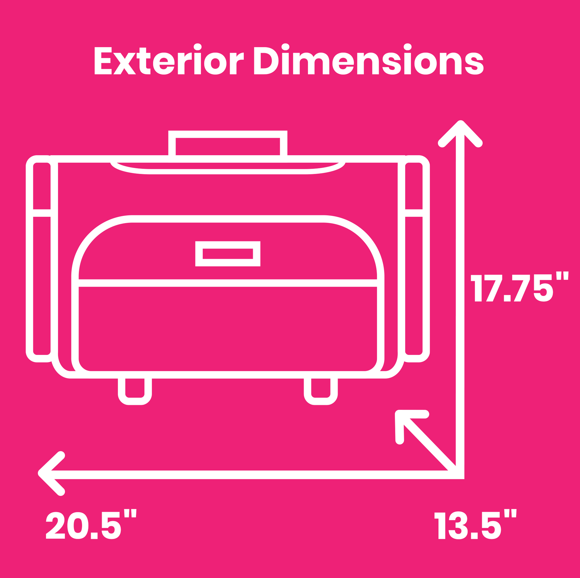 Everything Mary XL 4 Wheel Collapsible Rolling Sewing Machine Storage Case, Pink Floral