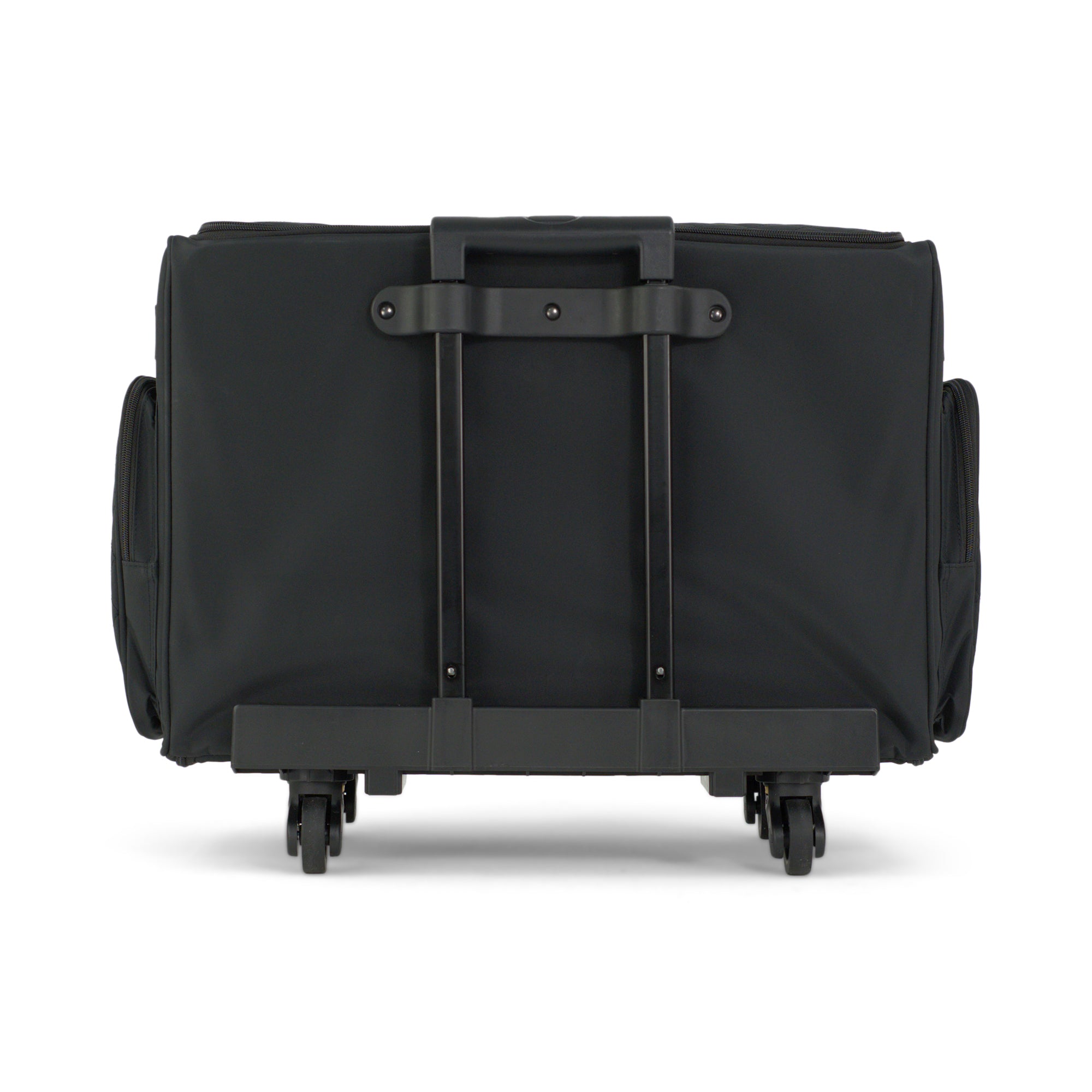 Everything Mary XL Rolling Sewing Machine Case with Wheels in Black Quilted – Sewing Machine Tote Bag for Travel, Classes & Quilting