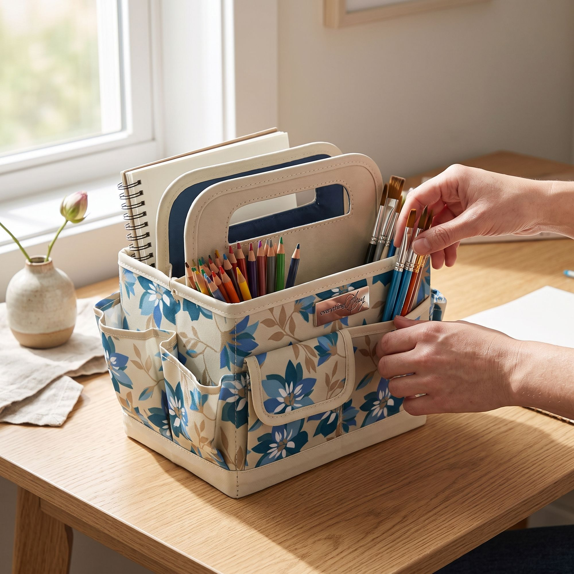 Everything Mary Collapsible Desktop Tote
