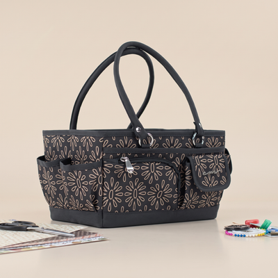Everything Mary Store N Tote | Tan Floral
