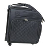 Everything Mary XXL Rolling Tote | Black Quilted