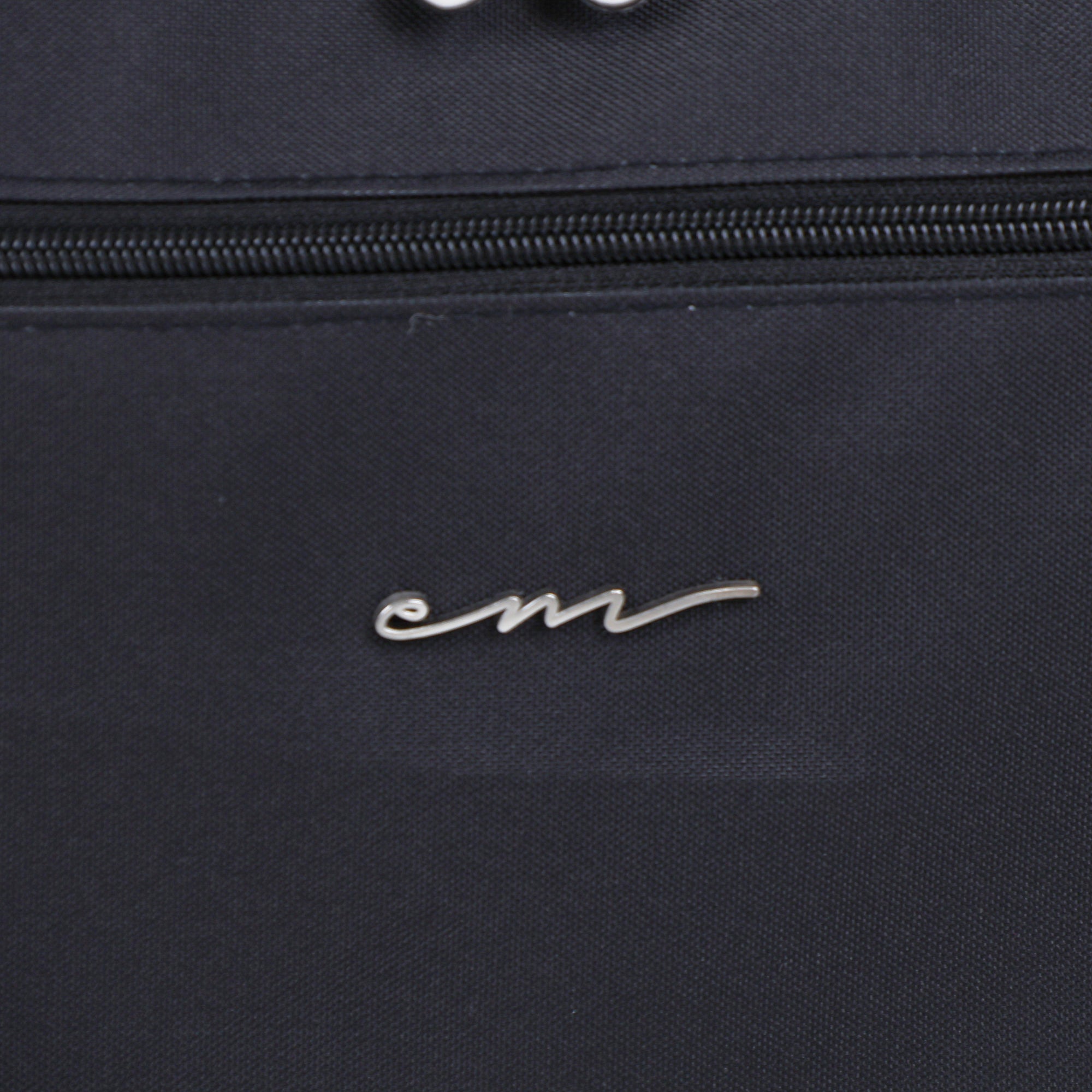 Everything Mary XXL 4 Wheel Collapsible Rolling Sewing Machine Storage Case, Black & Floral Trim