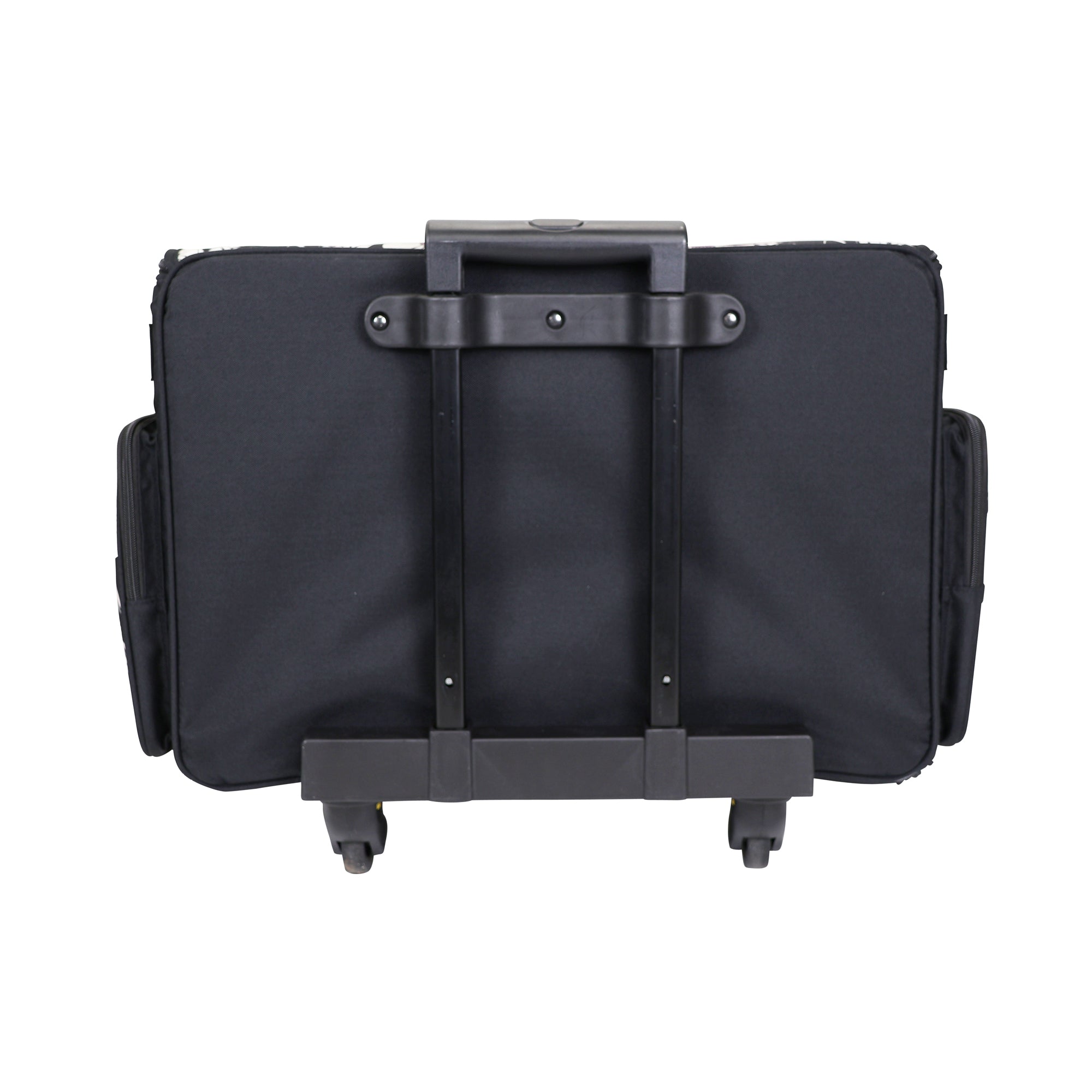 Everything Mary XL 4 Wheel Collapsible Rolling Sewing Machine Storage Case, Artistic Floral