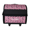 Custom Pink Abstract Rolling Case