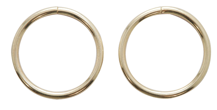 2.25" Large Purse Rings, Gold