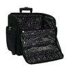 Deluxe Rolling Sewing Case, Black & Gold
