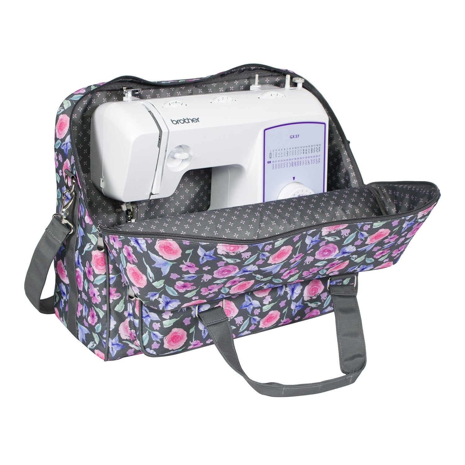 Singer Collapsible Deluxe Store & Tote Caddy-Tropical Animal Print