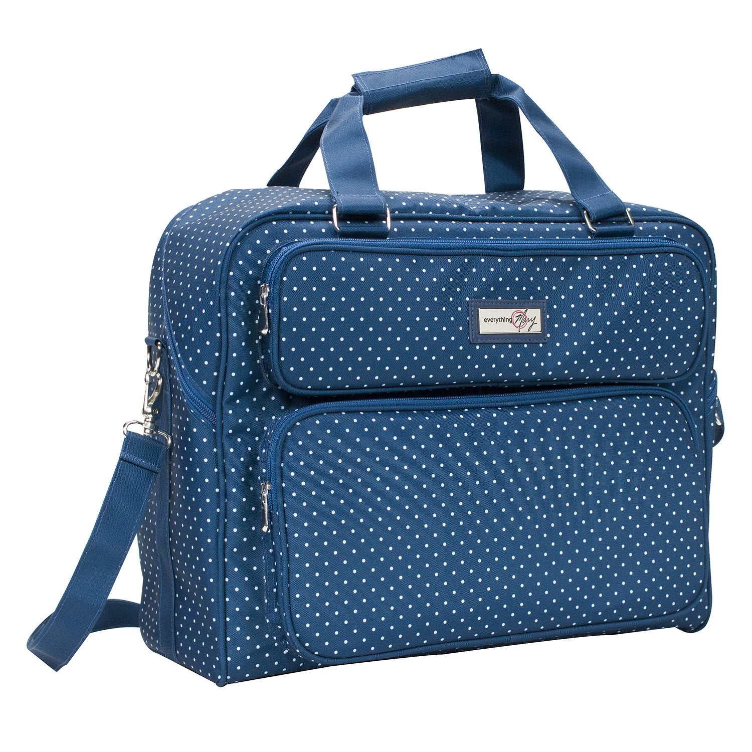 1pcs Blue Bee Print Craft Pattern Sewing Machine Bag + Trolley